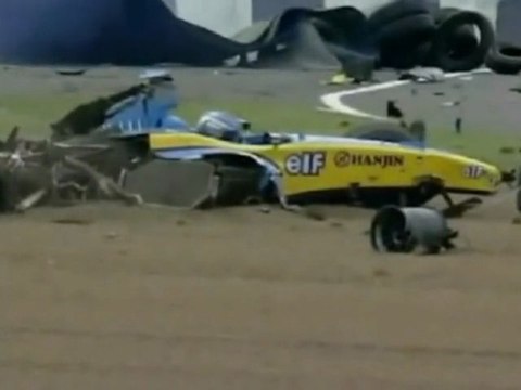 Trulli Crash in Great Britain 2004