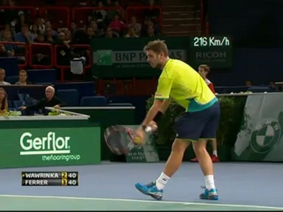 Ferrer se medirá Tsonga en los cuartos de final de París Bercy