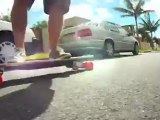 A longboard skateboard pimped to perfection!