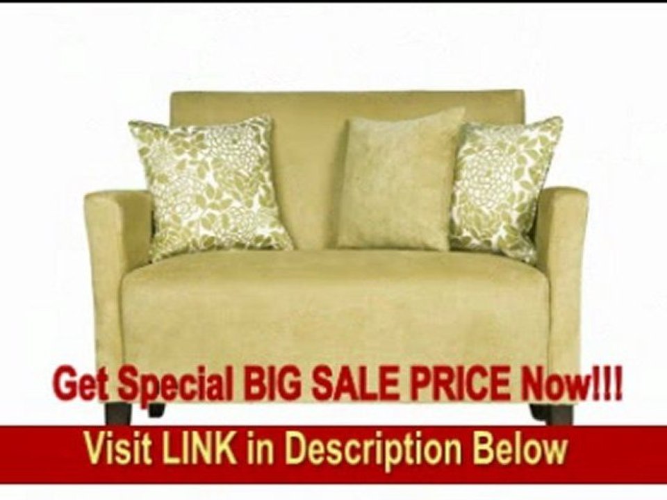 SPECIAL DISCOUNT angelo:HOME Sutton Loveseat Lotus Green