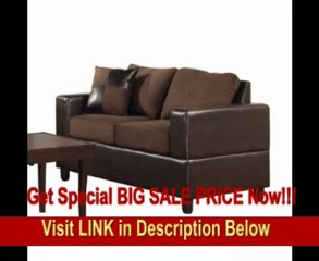 BEST BUY Acme Loveseat, Chocolate