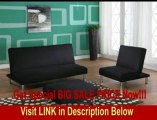Black Fabric Klik-Klak Sofa Bed Sleeper & Chair FOR SALE