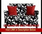 BEST BUY angelo:HOME Sutton Loveseat Black and White Vine