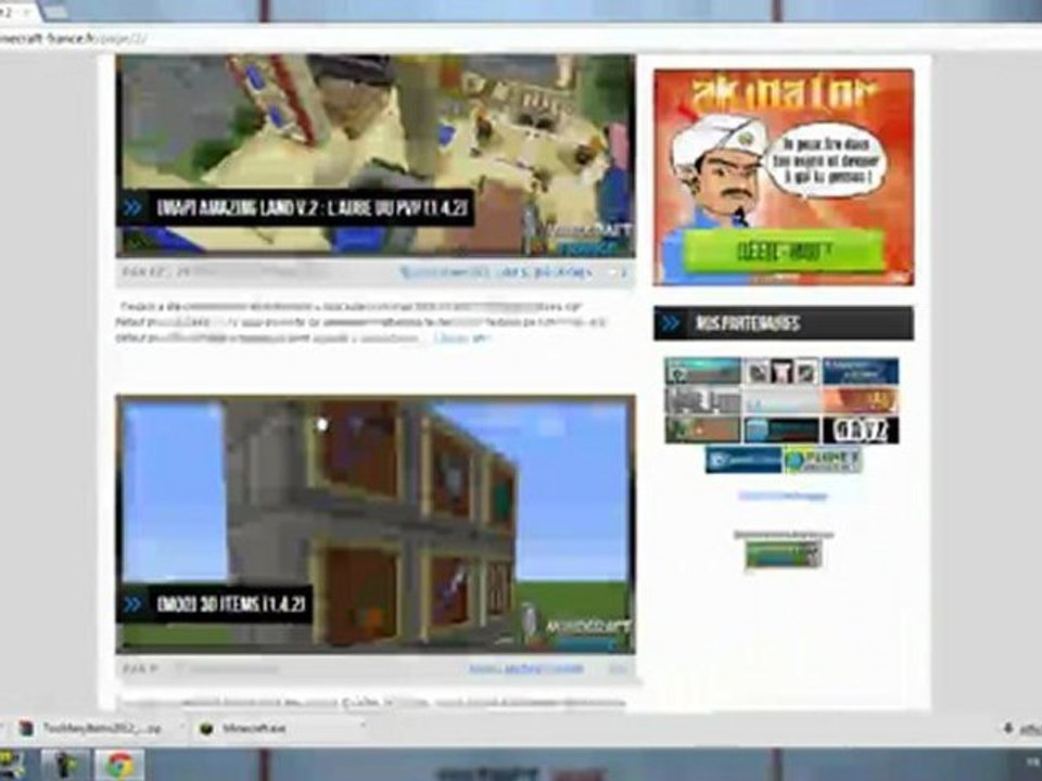 Tuto sur comment mettre minecraft, mod, map et pack de textures.