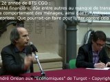 André Orléan aux Economiques de Turgot (2012) - Quatrième partie - Réponses aux questions des élèves -