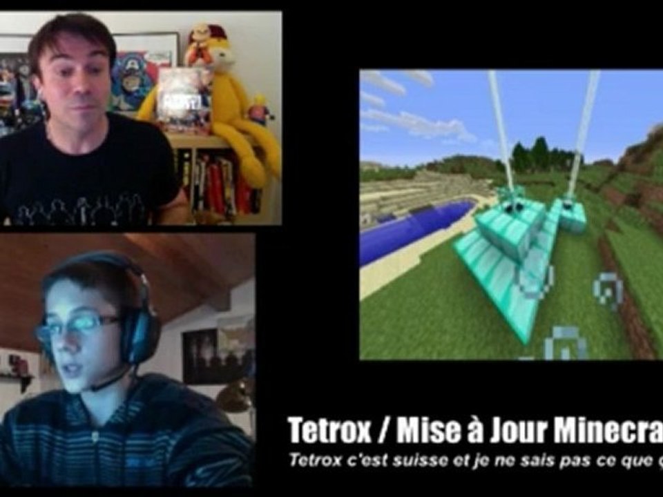 Tetrox / Minecraft la mise à jour - 29/10 émission 16 partie 2
