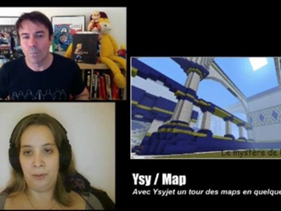 Ysy / un tour des maps Minecraft  - 29/10 émission 16 partie 3