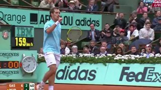 French Open Murray v Gasquet Part 1