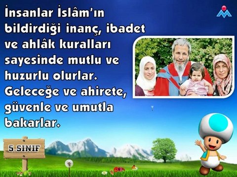 Temel Dini Bilgiler Dersi-2.Hafta Konu Anlatımı Sesli Video Sunu (s.v.s)