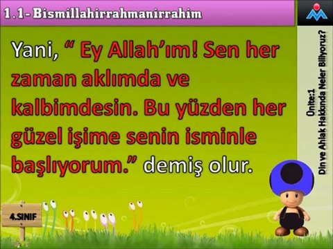 4.Sınıf 2.Hafta Ders Konu Anlatım Sesli Video Sunusu-2