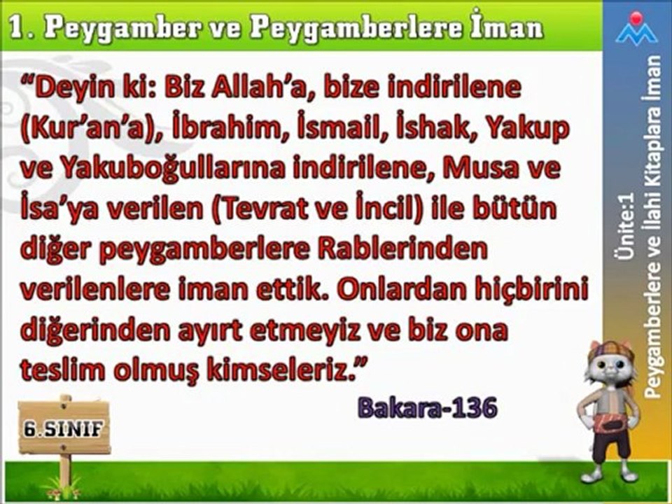 6.Sınıf 2.Hafta Ders Konu Anlatımı Sesli Video Sunu 1.Bölüm