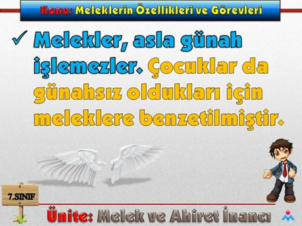 7.Sınıf 3.Hafta Ders Konu Anlatımı Sesli Video Sunusu