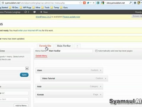 Tutorial WordPress: Cara Menambahkan Custom WP Menus