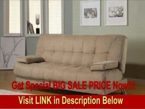 SPECIAL DISCOUNT Coaster Fabric Convertible Sofa Bed with Removable Armrests