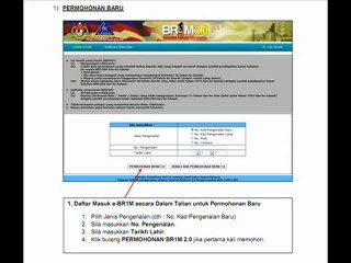 Panduan Cara Mengisi Borang BR1M 2.0 Online