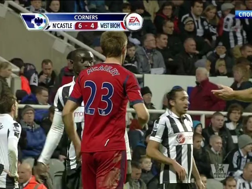 Ньюкасл - Вест Бромвич 2-1. Игра до последних секунд / Newcastle - WBA 2-1 HD