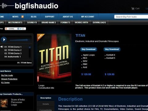 Big Fish Audio Titan review - SoundsAndGear