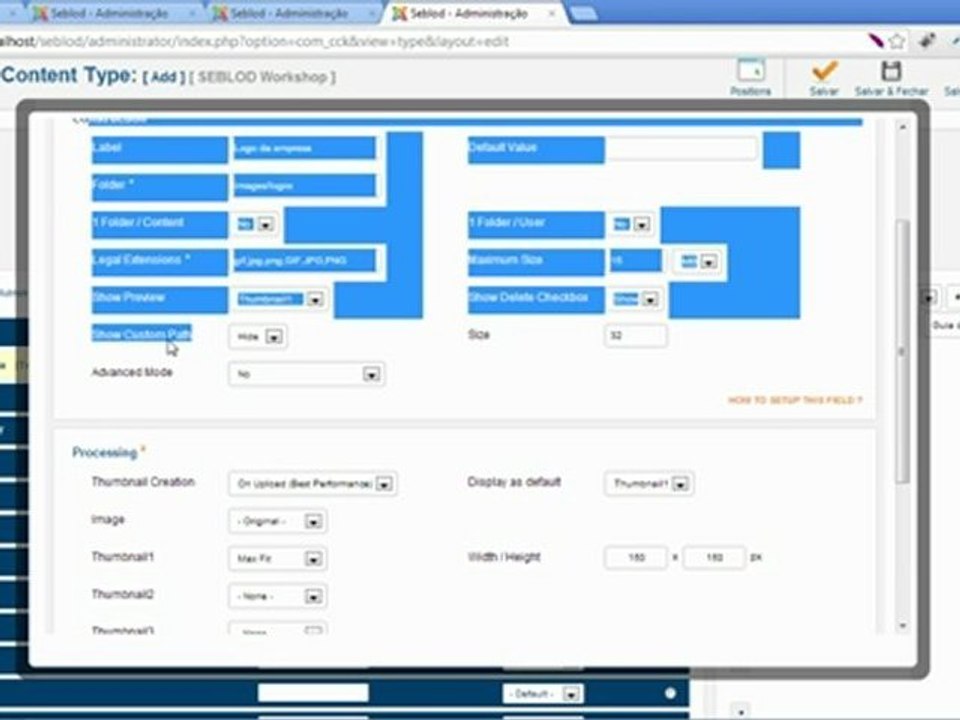 Tutorial Seblod Completo  Guia de empresas Parte 1