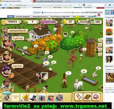 Farmville2 Suyalağı Hilesi