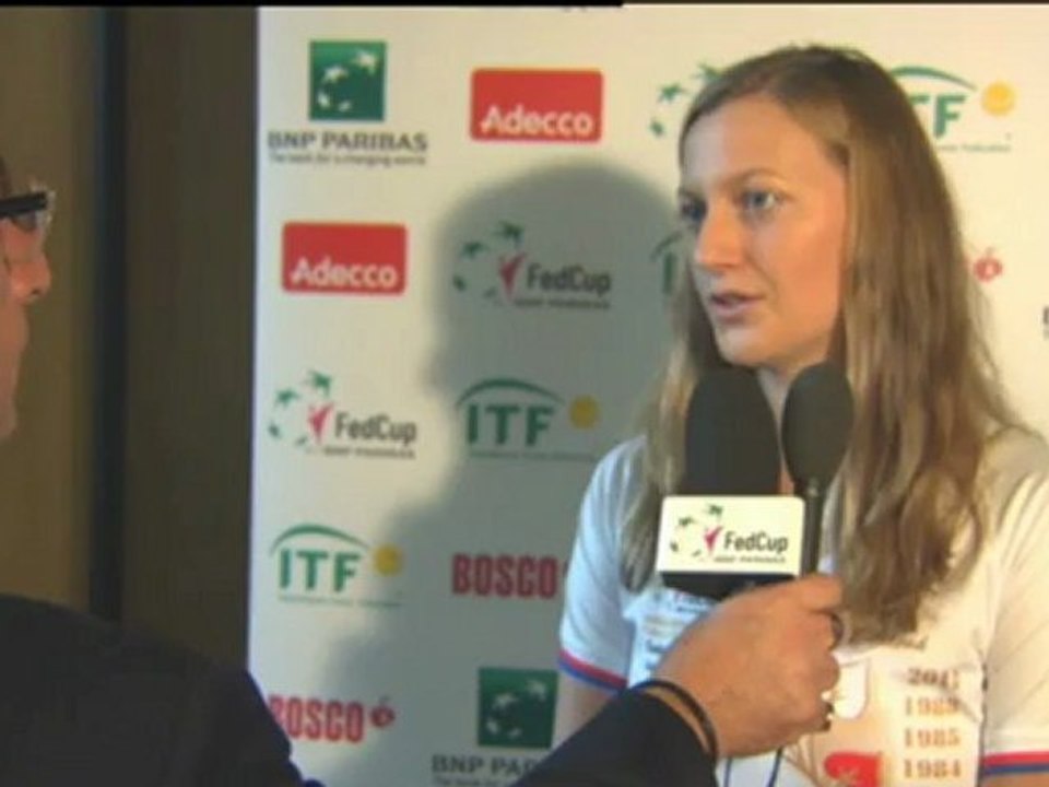 Kvitova: ''Necesitamos 3 puntos y ese será nuestro objetivo''