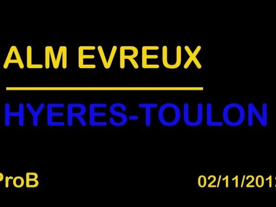 [ProBJ7] Evreux - Hyères-Toulon