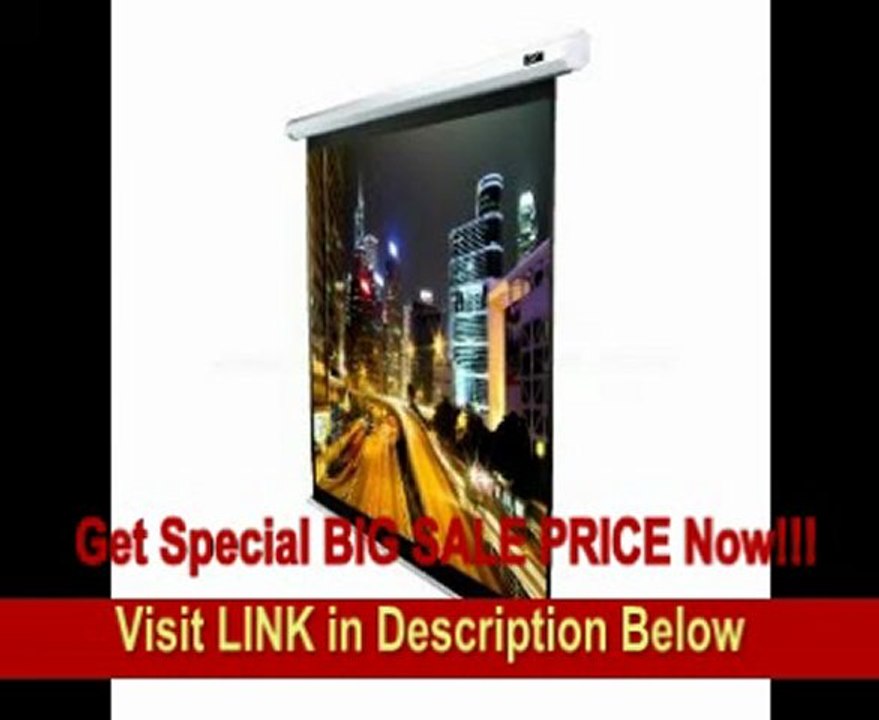 Elite Screens VMAX120XWH2-E24 VMAX2 Electric Projection Screen (120-Inch 16:9 Aspect Ratio) (24-Inch Drop)