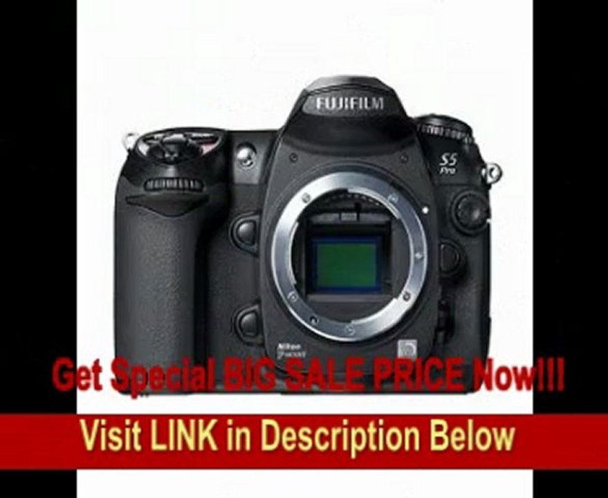 Fujifilm Finepix S5 Pro Digital SLR Camera with Nikon Lens Mount, Body Only Kit, 12.3 Megapixels, Interchangeable Lenses - USA