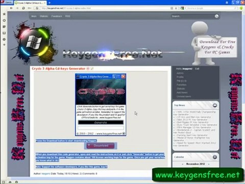 Crysis 3 Alpha Origin Key Generator | FREE Download , - video Dailymotion