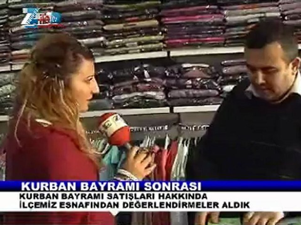 Zile uzun çarşı esnafı bayram sonrası durum ropörtajı