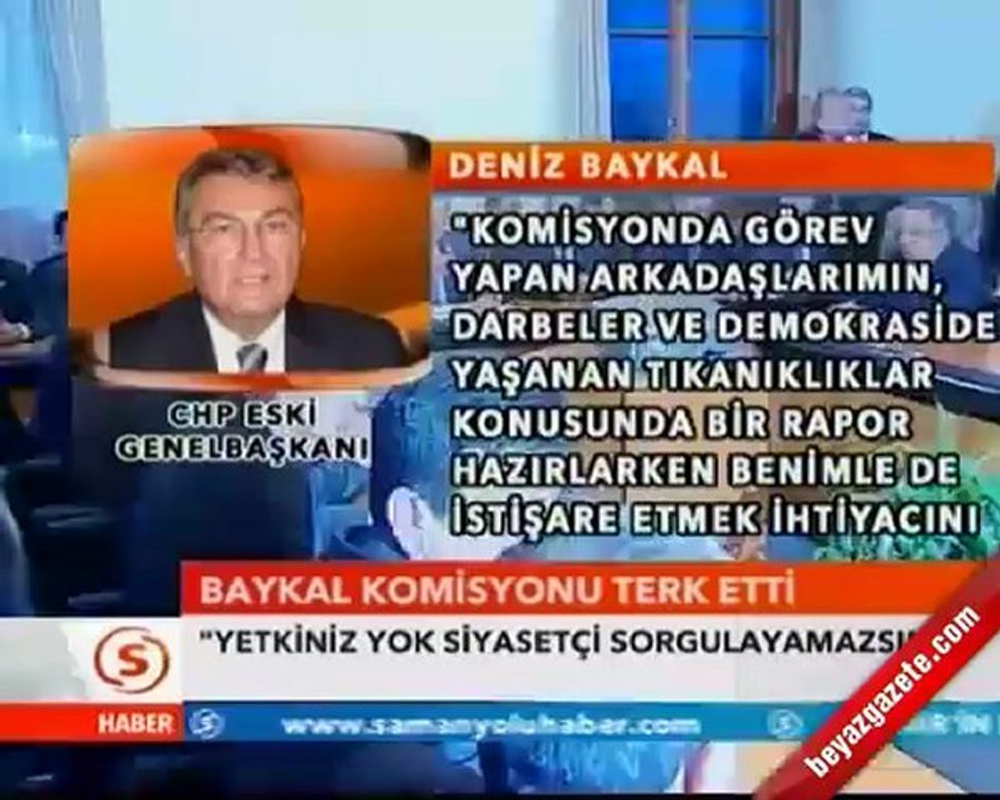Chp Ergenekon İlişkisi Ve Darbeye Desteği İşte Baykal Komisyonu Terk Etti