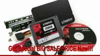 Kingston SSDNow V+Series 256 GB SATA 3GB/s 2.5-Inch Solid State Drive with Notebook Upgrade Kit Bundle SNVP325-S2B/256GB