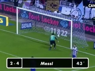 Los goles de Leo Messi en el mes de octubre 2012
