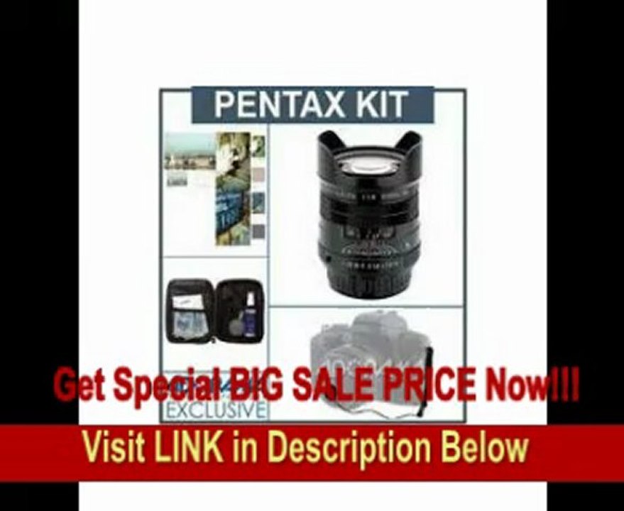 Pentax SMCP-FA 31mm f/1.8 AL Auto Focus, Limited Edition Lens Kit, Black, with Tiffen 58mm Photo Essentials Filter Kit, Lens Cap Leash, Professional Lens Cleaning Kit