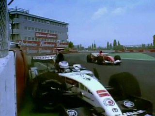 Button Crash in Montreal 2005