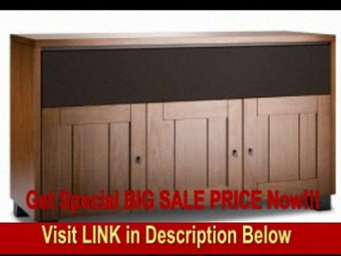 Salamander Chameleon Geneva 339 Triple-Width A/V Cabinet (Medium Walnut)