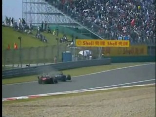 Schumacher and Albers Crash in China 2005