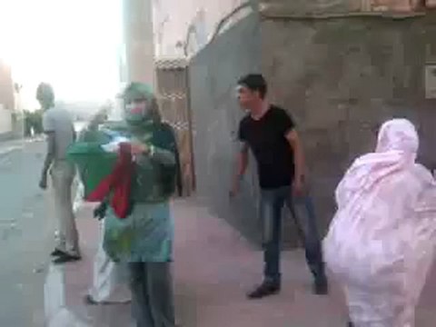 intifada 02/11/2012 Layoune au territoire occupé du Sahara Occidental
