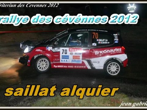 camera embarqué rallye des cévénnes 2012