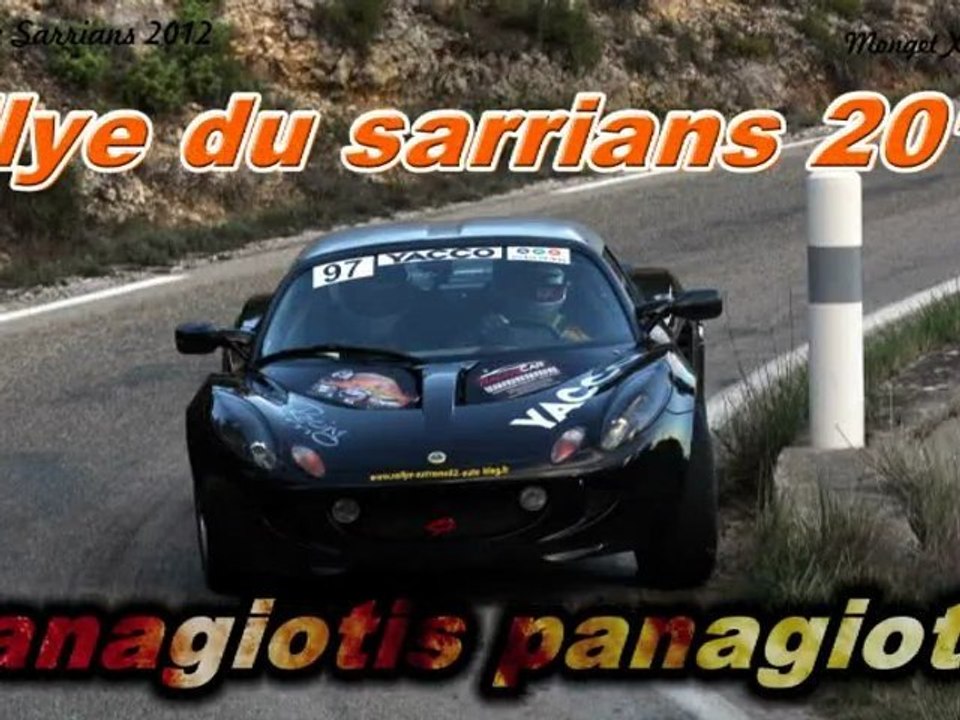camera embarqué du rallye du sarrians 2012