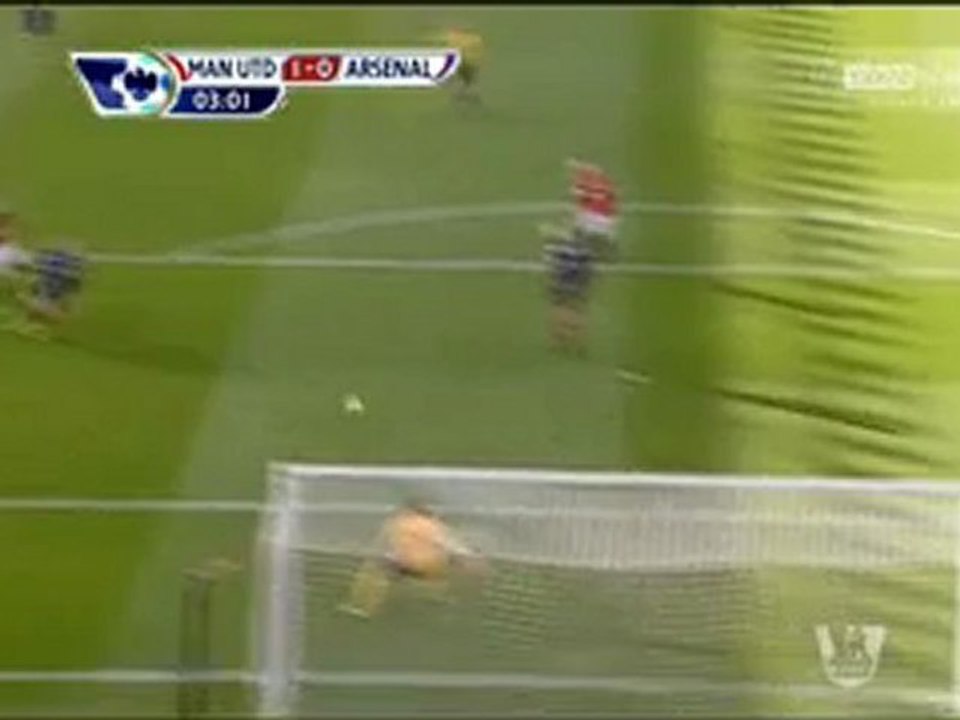 مانشستر يونايتد 1 ارسنال 0 هدف فان بيرسي