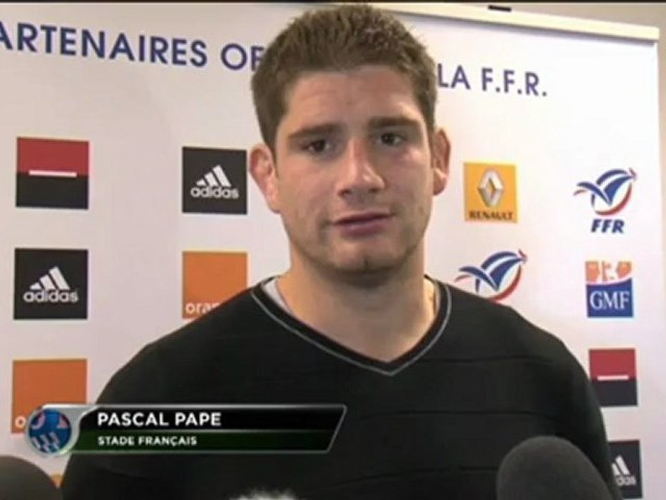 XV de France - Pape : "Une fierté"
