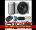 Sony Alpha Nex-5N Kit with 18-55mm Lens Kit. Package Includes: Sony Nex5N Digital Camera, (Silver) Sony E-Mount SEL 1855 18-55mm f/3.5-5.6 Zoom Lens, Extended Life Battery, Rapid Travel Charger, 16GB Memory Card, Memory Card Reader, HDMI Cable, Remot