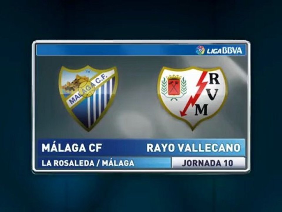 Málaga 1 Rayo Vallecano 2