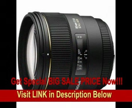 Sigma 85mm f/1.4 EX DG HSM Large Aperture Medium Telephoto Prime Lens for Sigma Digital SLR Cameras