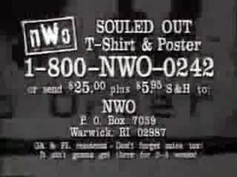 nWo Paid Announcement - _nWo Souled Out T-Shirt & Poster