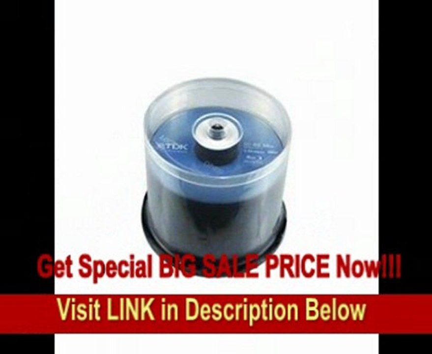 TDK 50 GB Dual Rewritable Blu-ray BD-RE Discs (Spindle of 50)