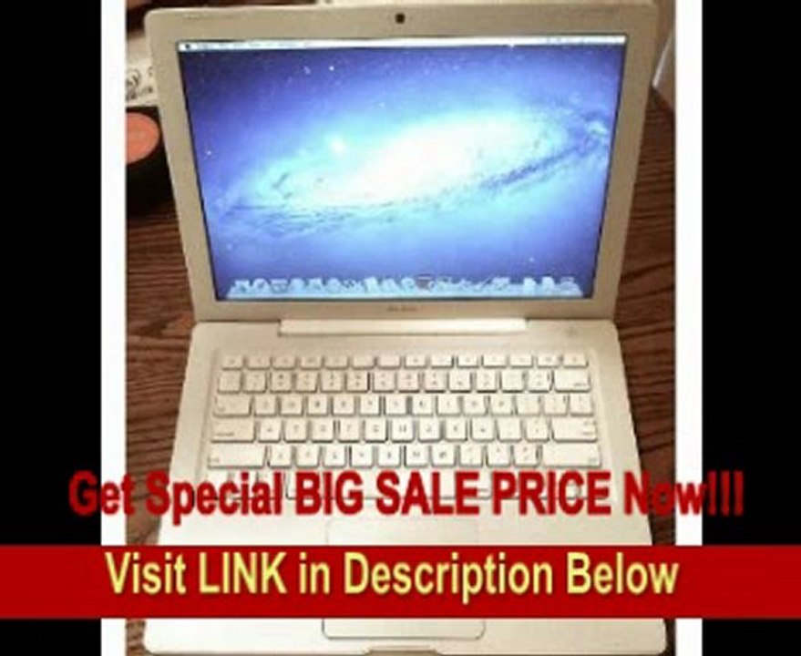 Apple MacBook 13, White Intel Core 2 Duo 2.0GHz, 2GB, 120 Gb Hard Drive, Wi-fi, Camera, Mac Os 10.6 Snow Leopard and Ilife