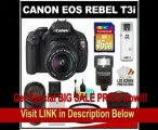 Canon EOS Rebel T3i 18.0 MP Digital SLR Camera Body & EF-S 18-135mm IS Lens with 75-300mm III Lens  