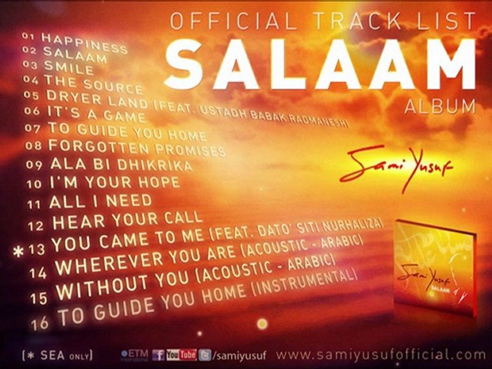 [ALBUM PREVIEW] New album SALAAM Sami Yusuf 2012