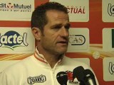 Conférence de presse Stade Lavallois - FC Istres : Philippe  HINSCHBERGER (LAVAL) - José  PASQUALETTI (FCIOP) - saison 2012/2013